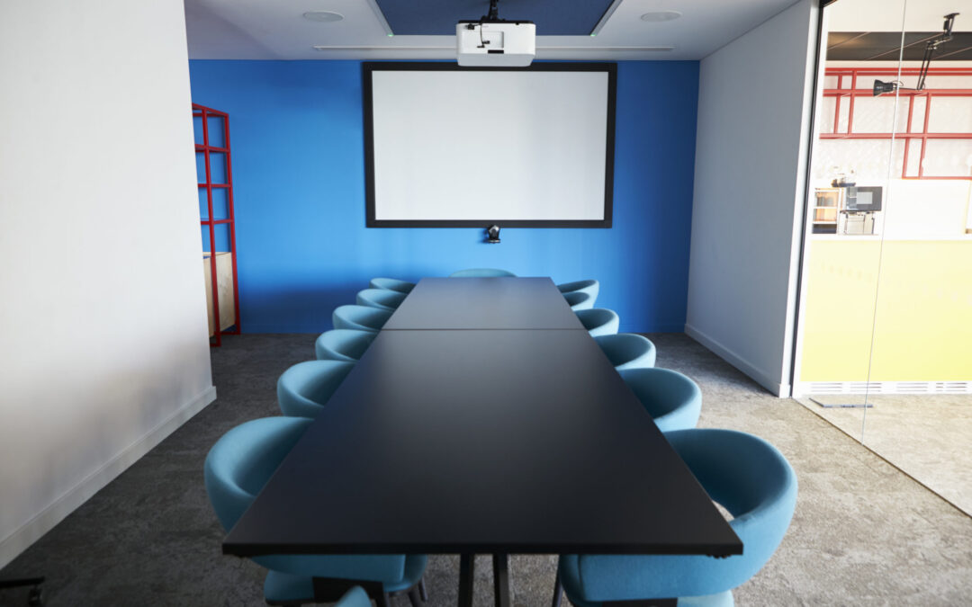Empty meeting room in an office